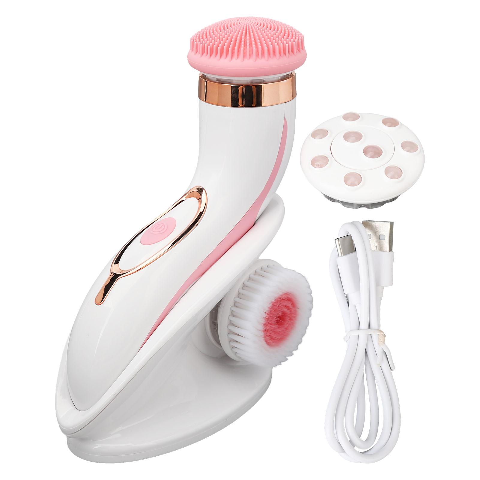 Electronic Facial Brush Reduce Fatigue Silicone Head Jadestone Roller Massaging Waterproof Face
Electronic Facial Brush Reduce Fatigue Silicone Head Jadestone Roller Massaging Waterproof Face