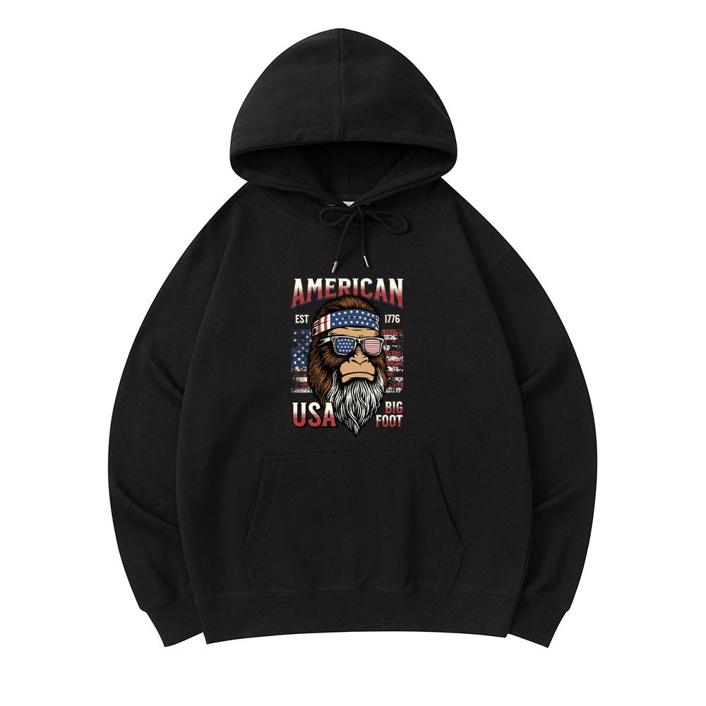 300 г/м² Мужские хлопковые толстовки с капюшоном Bigfoot с принтом американского флага Премиум-хлопковая толстовка XS армия зеленый
300 г/м² Мужские хлопковые толстовки с капюшоном Bigfoot с принтом американского флага Премиум-хлопковая толстовка XS армия зеленый