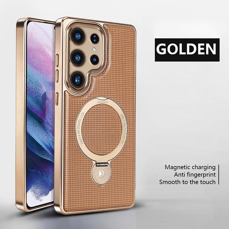 Diamond Pattern Leather Phone Case for Samsung Galaxy S26 Ultra S25 Plus S24 S23 Magnetic Charging Rotating Bracket Back Shell Galaxy S26 темно-коричневого кольору
Diamond Pattern Leather Phone Case for Samsung Galaxy S26 Ultra S25 Plus S24 S23 Magnetic Charging Rotating Bracket Back Shell Galaxy S26 темно-коричневого кольору