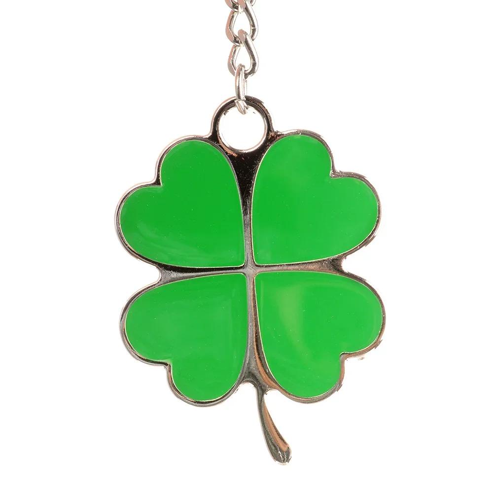 Hot Sale Creative Green Color Four-leaf Clover Fortune Keychain Key Chain Ring Pendant Bag Accessories Girls Cute Keyring Gifts
Hot Sale Creative Green Color Four-leaf Clover Fortune Keychain Key Chain Ring Pendant Bag Accessories Girls Cute Keyring Gifts