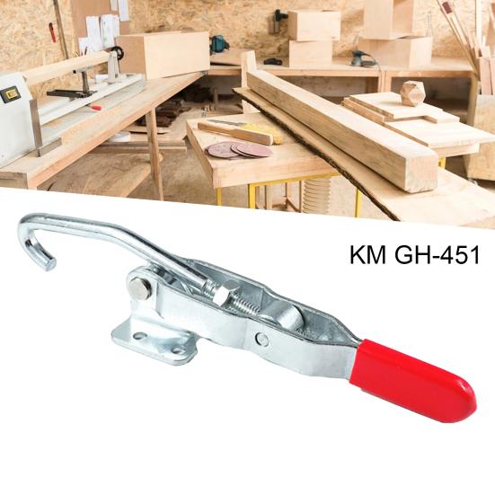 KM GH-451 CM SD CH Прочный тумблер для деревообработки, быстросъемный зажим, простое управление, высокая твердость, J-образный крючок, конструкция тумблера
KM GH-451 CM SD CH Прочный тумблер для деревообработки, быстросъемный зажим, простое управление, высокая твердость, J-образный крючок, конструкция тумблера
