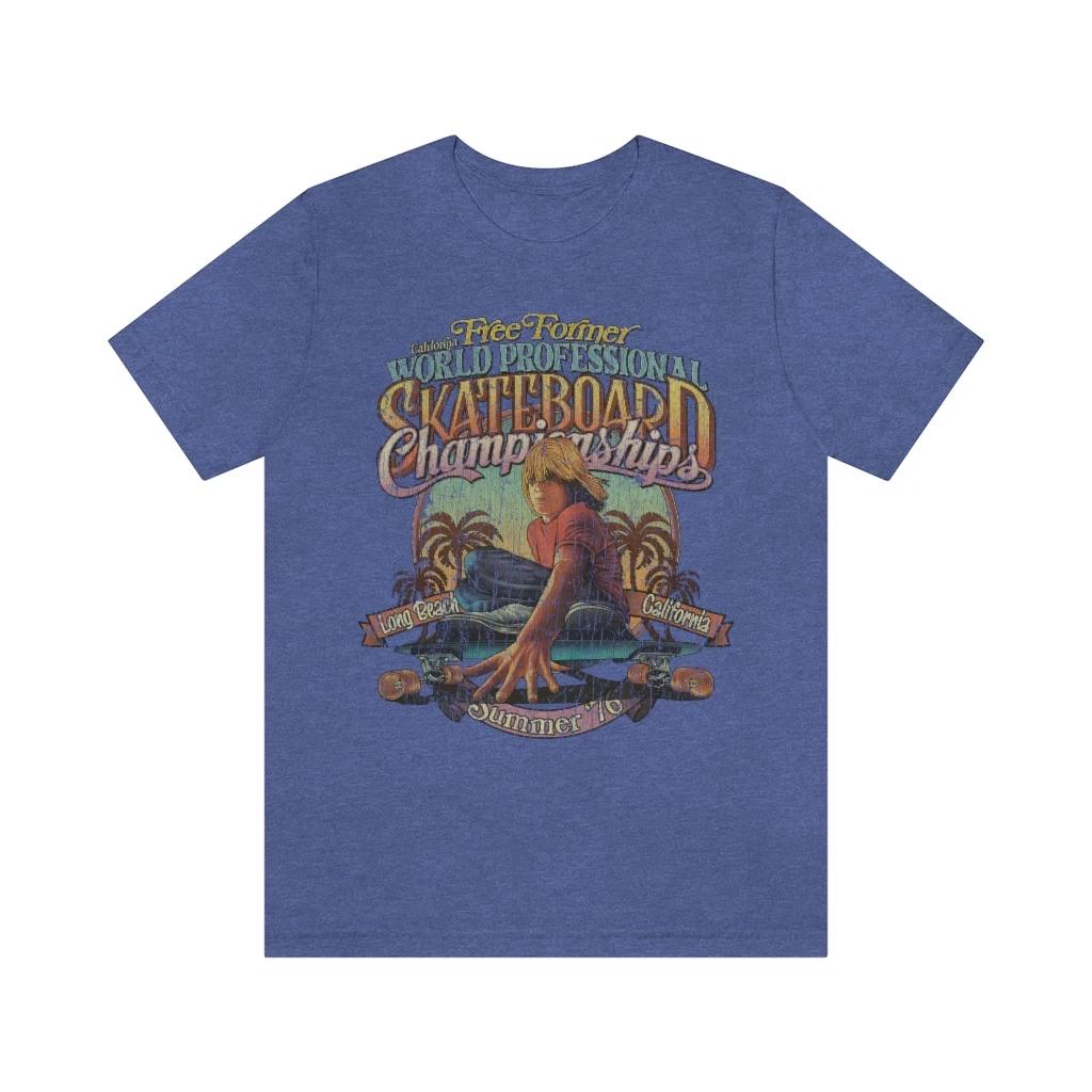 Free Former World Professional Skateboard Championships 1976 Vintage Men s T-Shi XL
Free Former World Professional Skateboard Championships 1976 Vintage Men s T-Shi XL