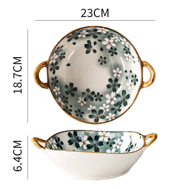 Double Ear Ceramic Dessert Bowl Noodle Bowl Soup Bowls Dining Plate Fruit Plate Salad Bowls Snack Tray Sashimi Plate Candy Dish
Double Ear Ceramic Dessert Bowl Noodle Bowl Soup Bowls Dining Plate Fruit Plate Salad Bowls Snack Tray Sashimi Plate Candy Dish
