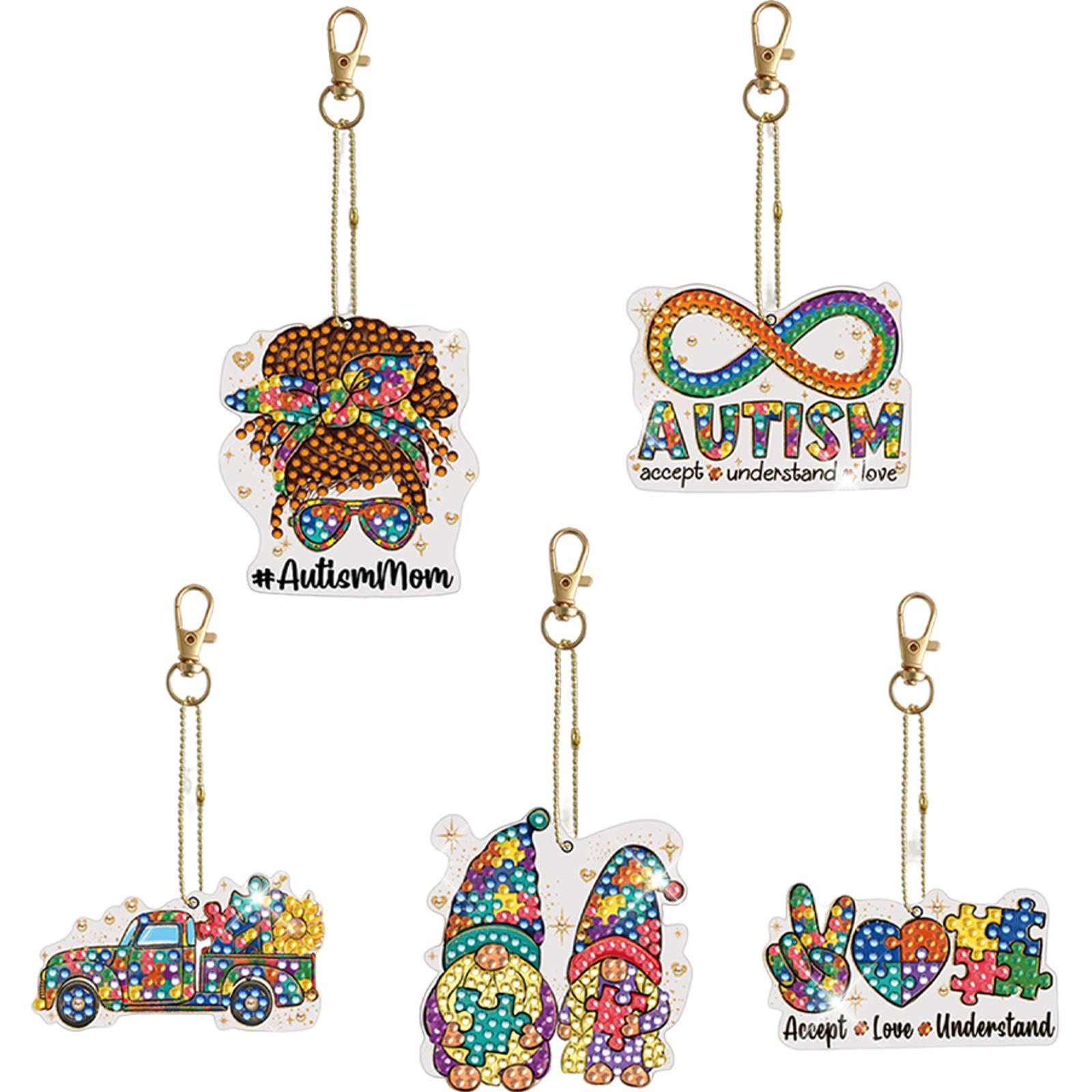 5/6/7pcs set DIY Diamond Painting Keychain Handmade Diamond Mosaic Kit Rhinestone Pendant Double Sided Special Shaped Drill
5/6/7pcs set DIY Diamond Painting Keychain Handmade Diamond Mosaic Kit Rhinestone Pendant Double Sided Special Shaped Drill