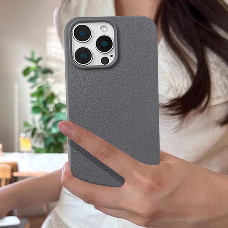 Luxury Leather Texture TPU Silicone Shockproof Case For iPhone 16 15 14 Pro Max 13 12 Pro 11 16E Solid Color Soft Phone Cover iPhone 15
Luxury Leather Texture TPU Silicone Shockproof Case For iPhone 16 15 14 Pro Max 13 12 Pro 11 16E Solid Color Soft Phone Cover iPhone 15