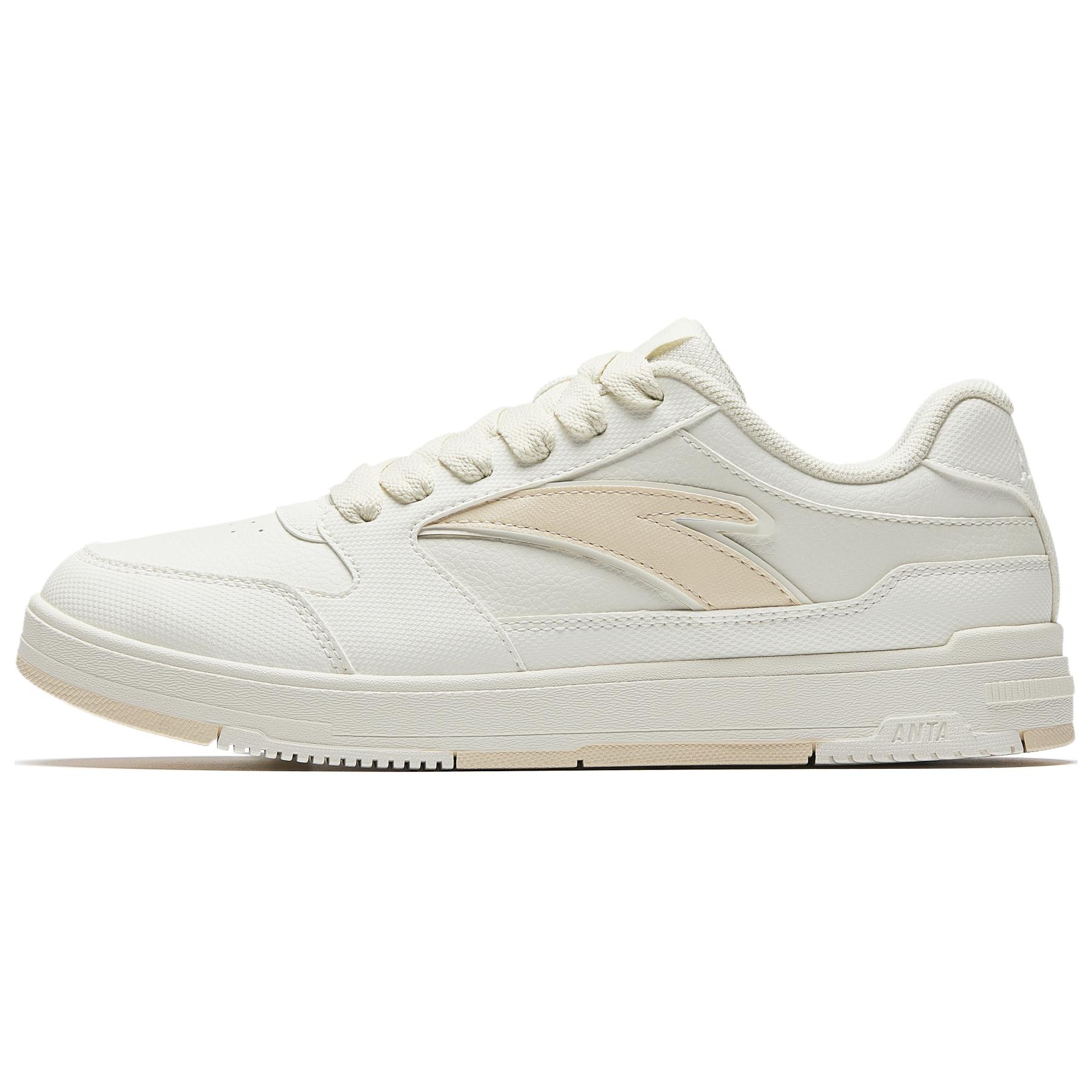 Anta Street Fun Comfortable Sports Casual High Top Wear Resistant Non Slip Low Top Skate Shoes Women Sneakers White Beige 922518007-1 35.5
Anta Street Fun Comfortable Sports Casual High Top Wear Resistant Non Slip Low Top Skate Shoes Women Sneakers White Beige 922518007-1 35.5