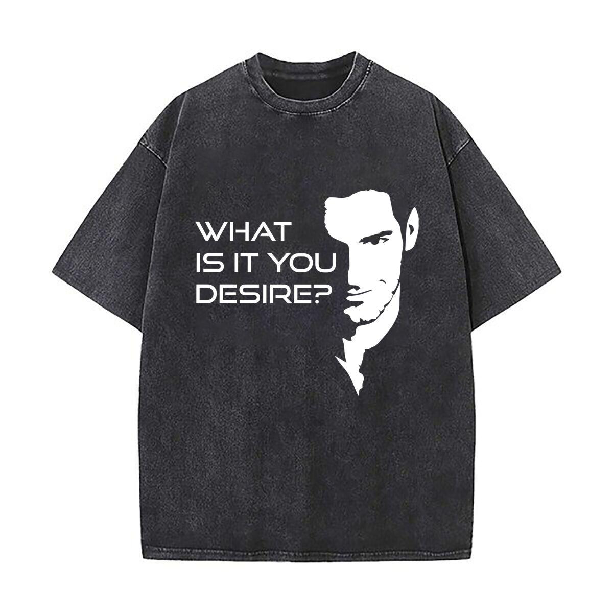 Desire Query Bold Text Sparking Curiosity and Reflection Washed Vintage TShirts Street Hip Hop Retro Punk T Shirt S
Desire Query Bold Text Sparking Curiosity and Reflection Washed Vintage TShirts Street Hip Hop Retro Punk T Shirt S