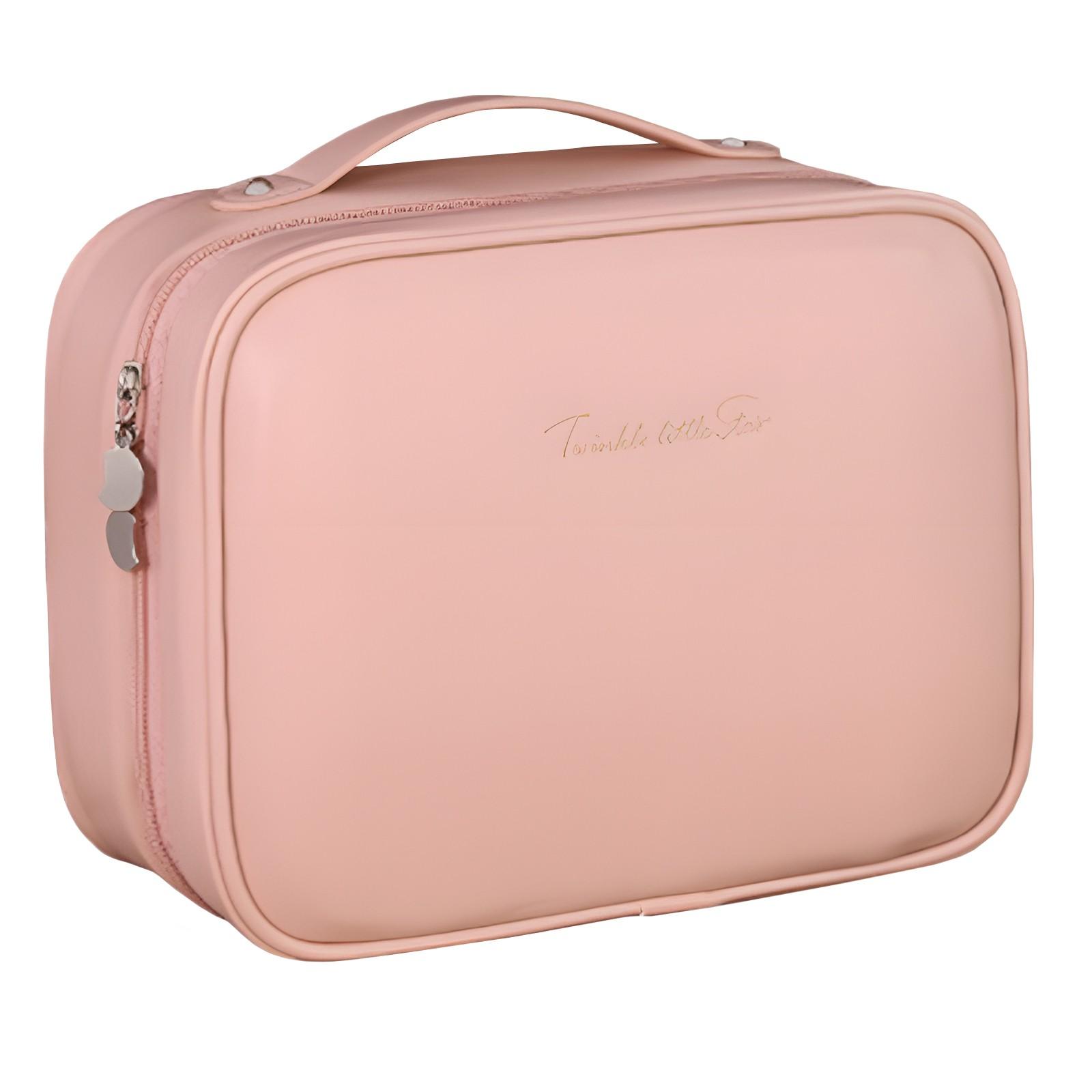 Three in One Multi Functional Compartment Storage PU Leather Large Capacity Makeup Bag Travel Organizer Cosmetic Case One Size рожевий
Three in One Multi Functional Compartment Storage PU Leather Large Capacity Makeup Bag Travel Organizer Cosmetic Case One Size рожевий