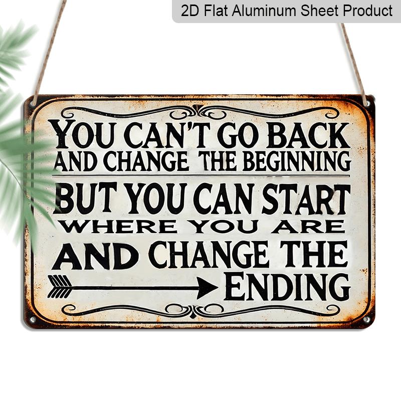 2D Flat While It S Impossible To Alter The Past, You Have The Power To Influence The Future. This Is A Motivational Aluminium Wall Sign Made of 20*30cm
2D Flat While It S Impossible To Alter The Past, You Have The Power To Influence The Future. This Is A Motivational Aluminium Wall Sign Made of 20*30cm