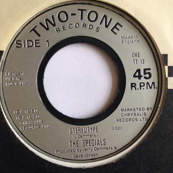 7inch Record SPECIALS - Stereotype CHSTT13 Two-Tone Record 1980 UK Reggae, Ska & Dub Used
7inch Record SPECIALS - Stereotype CHSTT13 Two-Tone Record 1980 UK Reggae, Ska & Dub Used