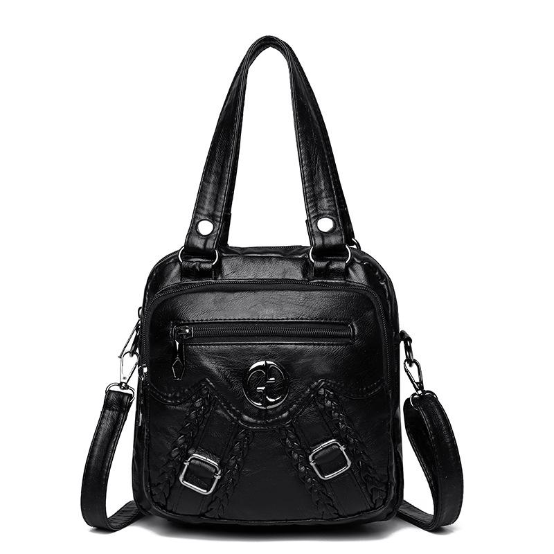 Женская сумка, новая сумка подмышку, ретро сумка через плечо, сумка-тоут с несколькими карманами, сумка-мессенджер на плечо. чёрный
Женская сумка, новая сумка подмышку, ретро сумка через плечо, сумка-тоут с несколькими карманами, сумка-мессенджер на плечо. чёрный