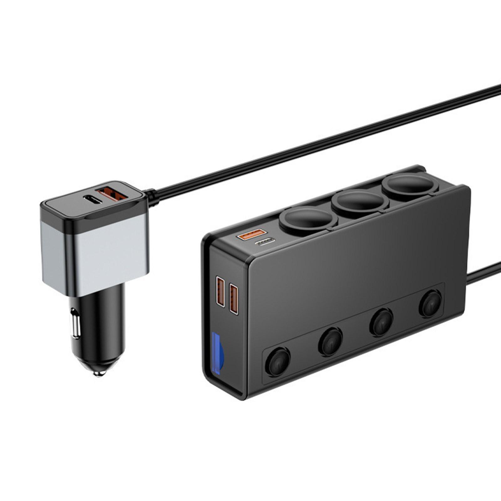 Fast Charging Car Adapter With PD18W QC3.0 4 Individual Switches Heat Resistant Design Lighter Adapter 1
Fast Charging Car Adapter With PD18W QC3.0 4 Individual Switches Heat Resistant Design Lighter Adapter 1