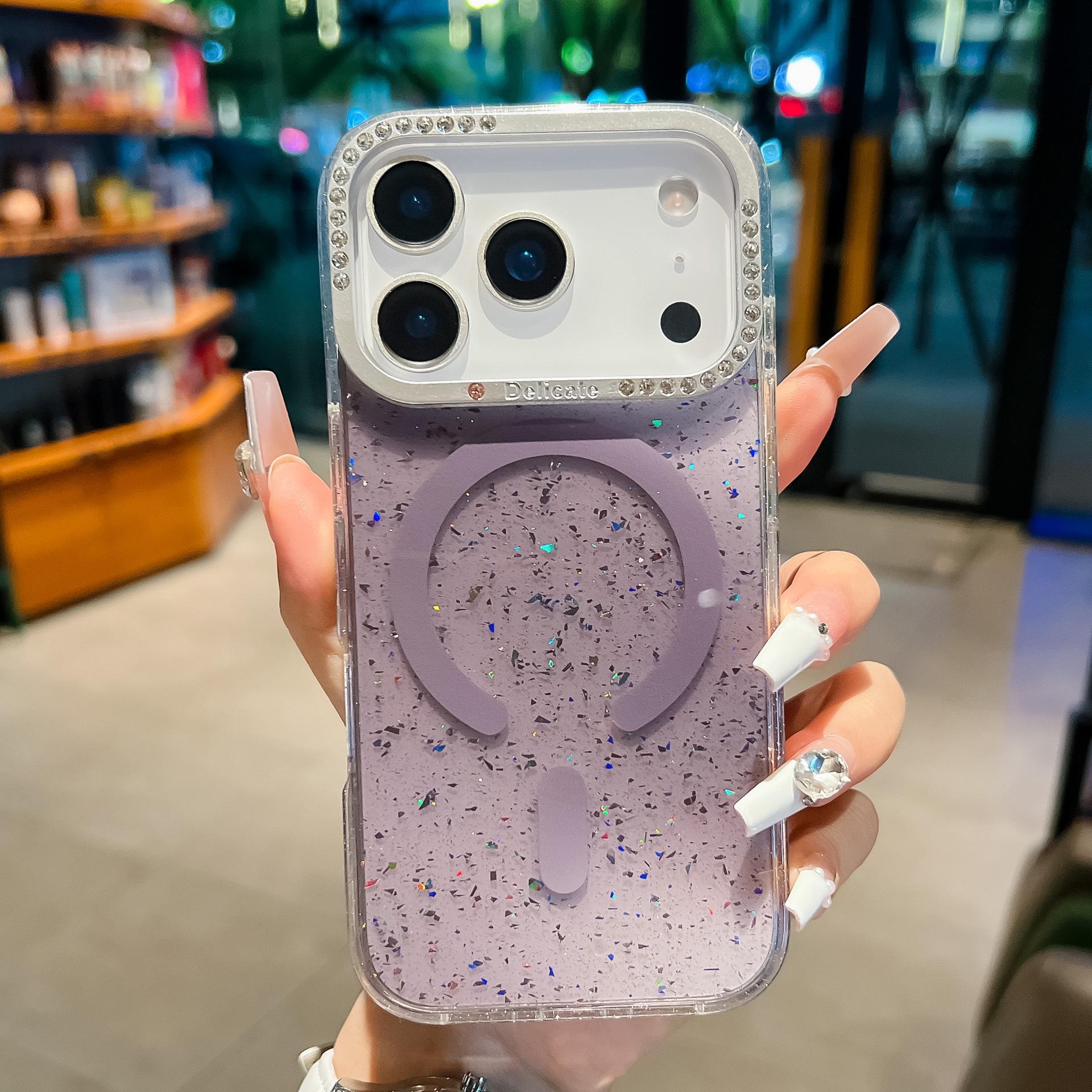 Rhinestone Glitter Gradient Magnetic Case for Apple 17 Pro Max iPhone 17
Rhinestone Glitter Gradient Magnetic Case for Apple 17 Pro Max iPhone 17