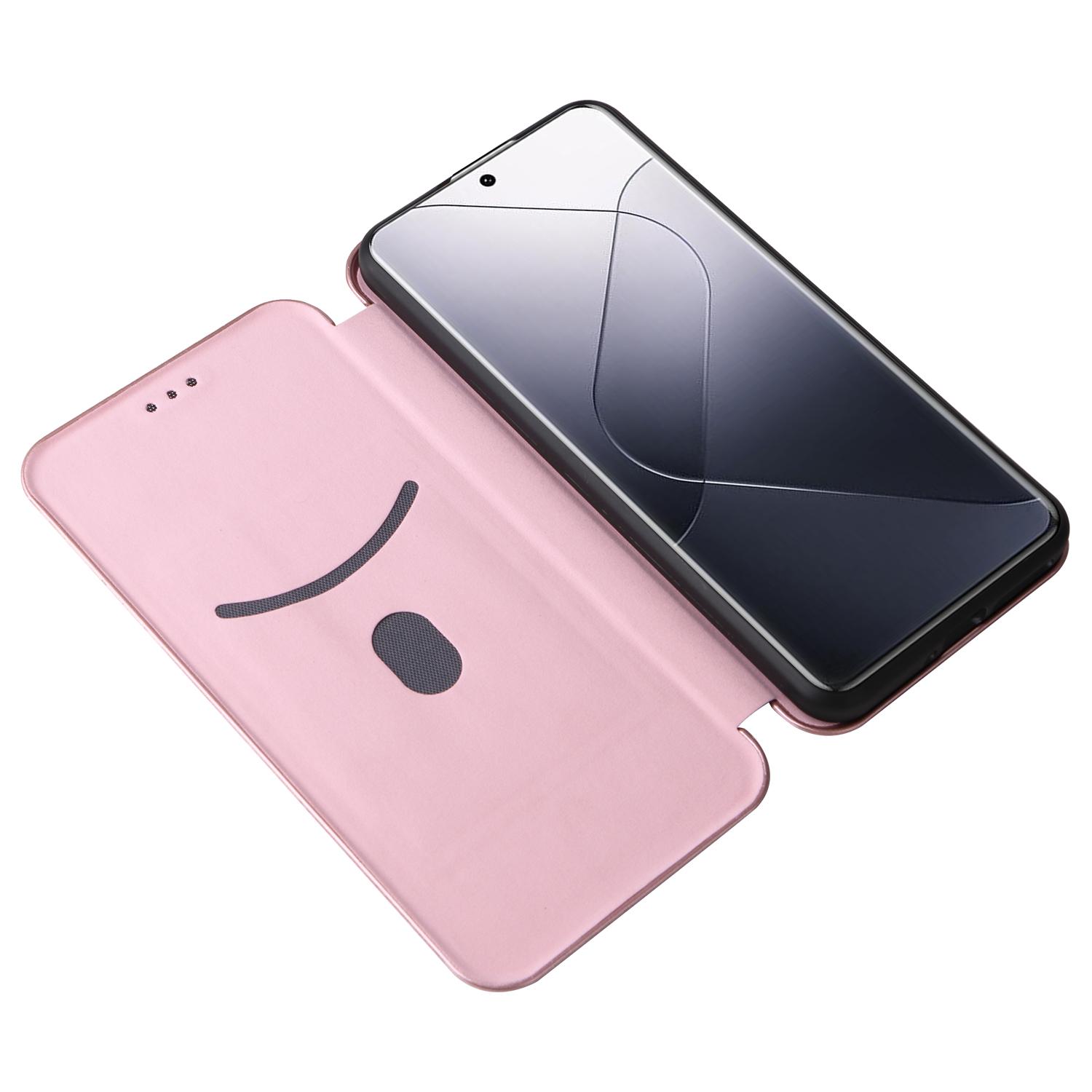 For Xiaomi 14 Pro Case Card Holder Stand TPU+PU Leather Cell Phone Cover Rose Gold
For Xiaomi 14 Pro Case Card Holder Stand TPU+PU Leather Cell Phone Cover Rose Gold