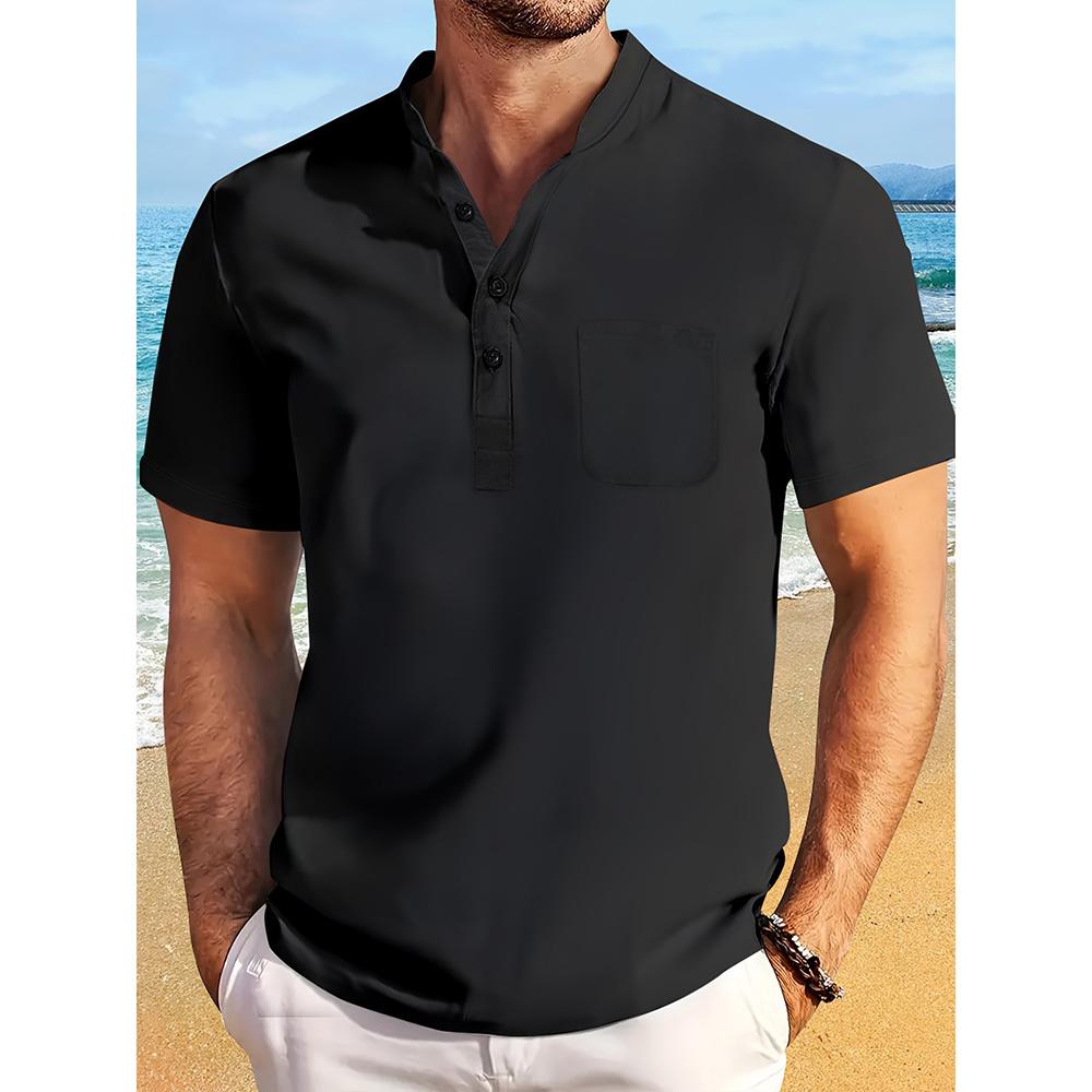 Summer New Men s Cotton Linen T-shirt Beach Style Vacation Hawaii Casual Henley Neck Lightweight Breathable Cozy Tops S чорний
Summer New Men s Cotton Linen T-shirt Beach Style Vacation Hawaii Casual Henley Neck Lightweight Breathable Cozy Tops S чорний