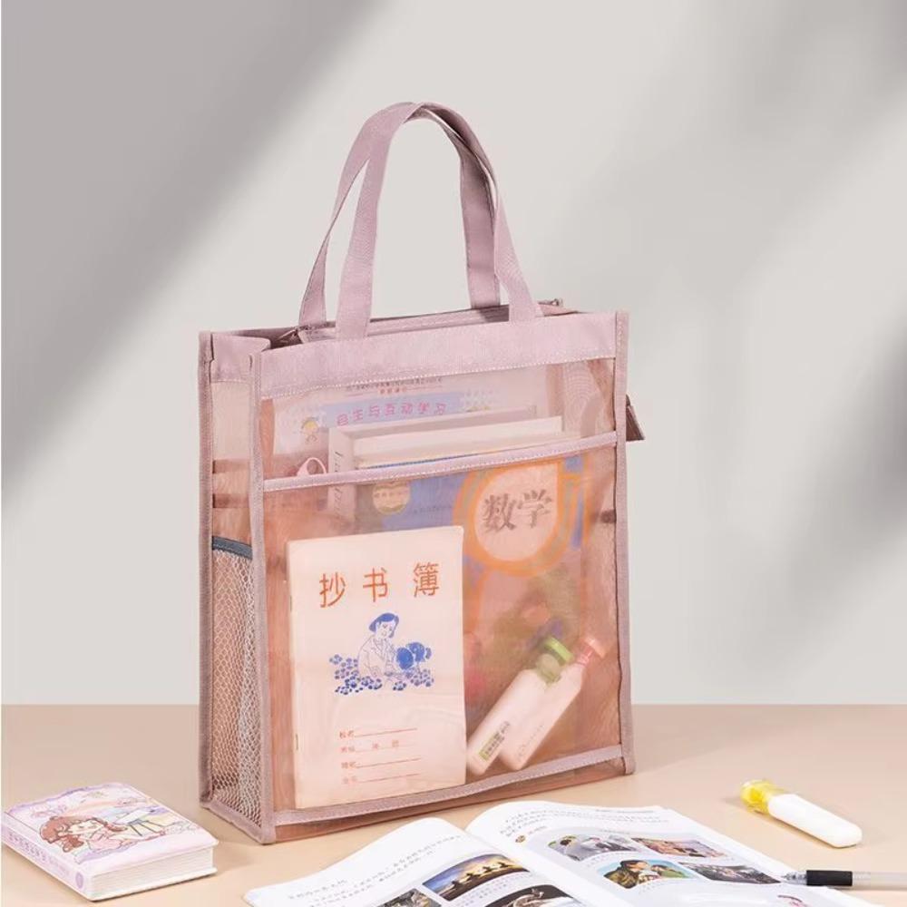 1pcs Transparent File Bag Large Capacity File Folders Organizer Document Bag School Office Supplies рожевий
1pcs Transparent File Bag Large Capacity File Folders Organizer Document Bag School Office Supplies рожевий