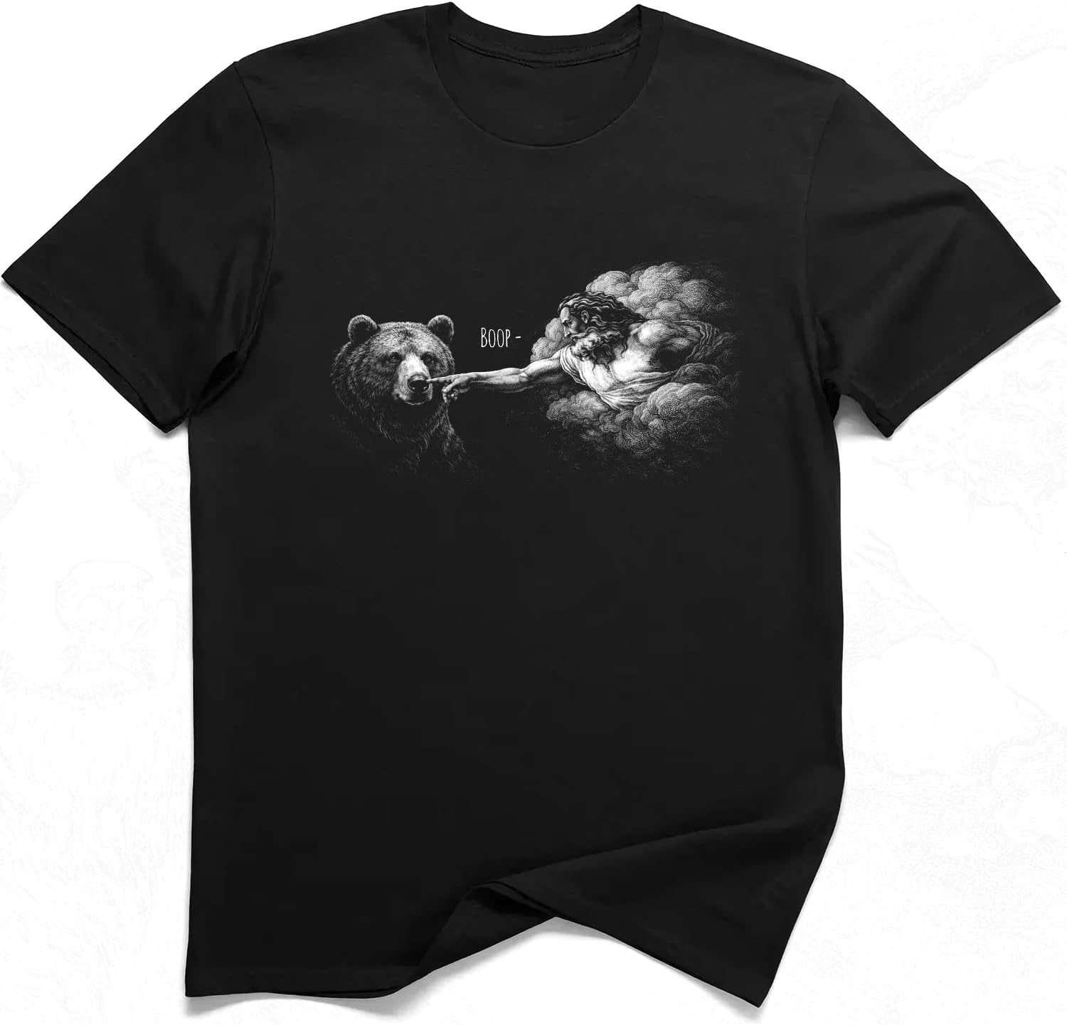 Creation of Boop Bear Shirt Funny God Touch Nose Art Parody Meme Tee 5XL різнокольоровий
Creation of Boop Bear Shirt Funny God Touch Nose Art Parody Meme Tee 5XL різнокольоровий