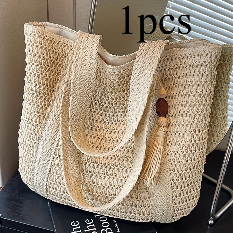 1pcs Straw Women s Shoulder Bag Handmade Beach Vacation Handbag Travel Summer Handbag Casual Woven Crossbody Bag бежевый
1pcs Straw Women s Shoulder Bag Handmade Beach Vacation Handbag Travel Summer Handbag Casual Woven Crossbody Bag бежевый