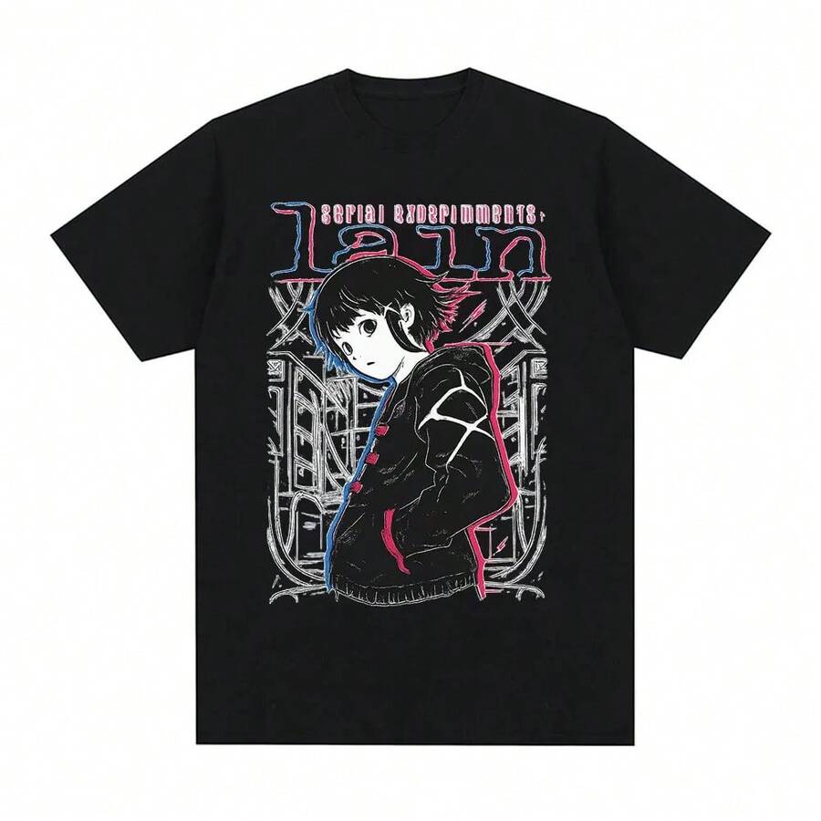 Anime Serial ExperiUnisexts Lain TShirt Iwakura Unisexga Girl Sci Fi Short Sleeve TShirts Unisex Women L
Anime Serial ExperiUnisexts Lain TShirt Iwakura Unisexga Girl Sci Fi Short Sleeve TShirts Unisex Women L