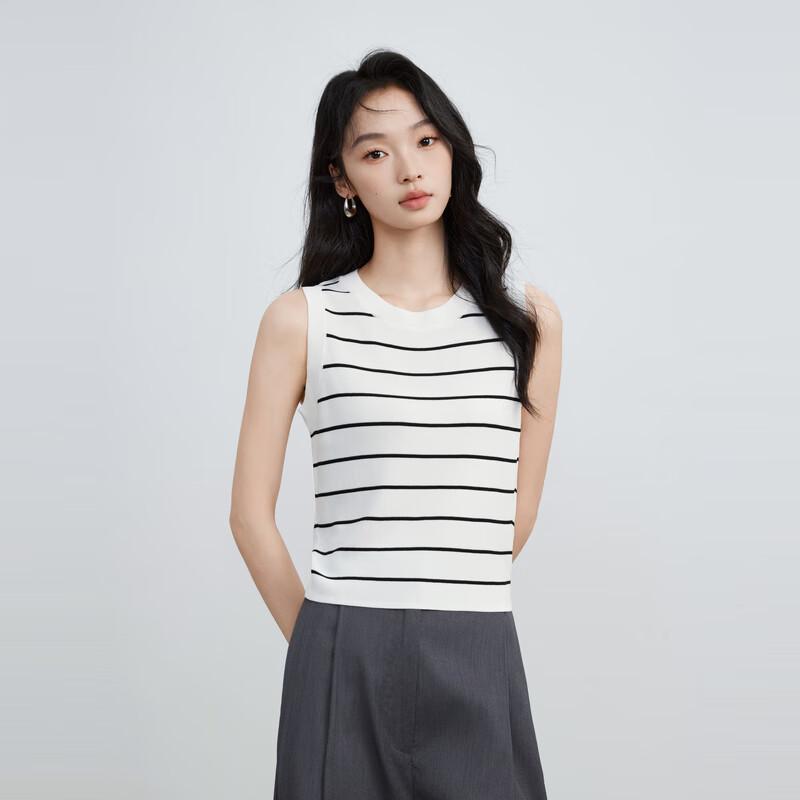 Elva Island Women s Striped Knit Vest Top M
Elva Island Women s Striped Knit Vest Top M