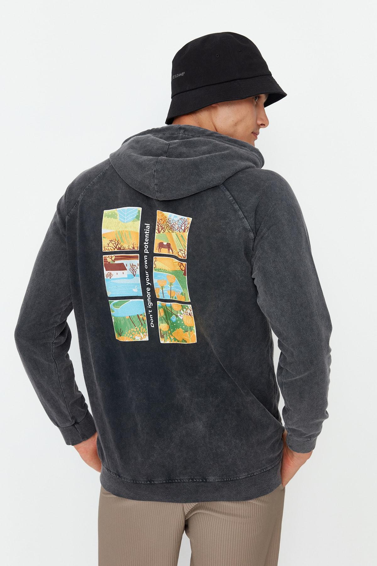 Толстовка - Серый - Классический крой
Толстовка - Серый - Классический крой