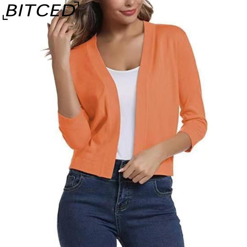 BITCED Women s Knitwear Elegant Minimalist Versatile Short Cardigan Spring/Fall Knit Cardigan M помаранчевий
BITCED Women s Knitwear Elegant Minimalist Versatile Short Cardigan Spring/Fall Knit Cardigan M помаранчевий