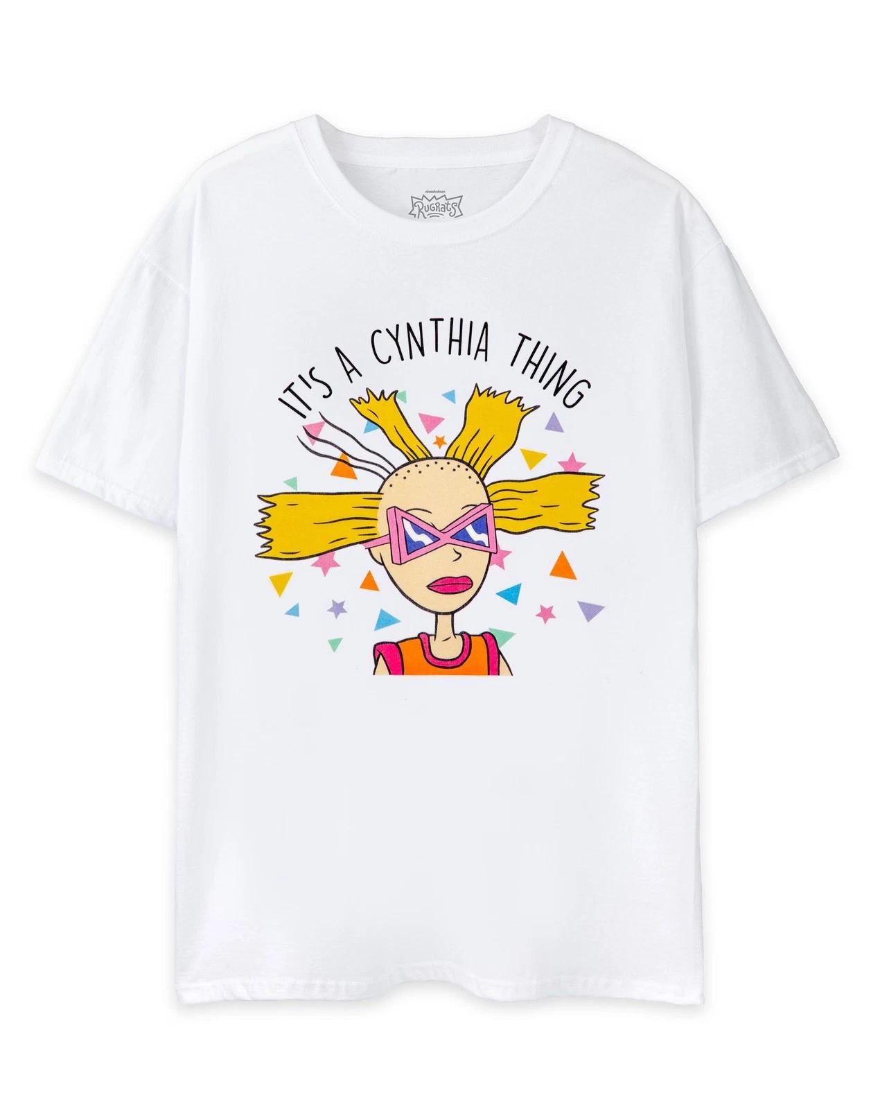 Rugrats White It s A Cynthia Thing Short Sleeved 100% Cotton T-shirt Mens Tees Top Womens S
Rugrats White It s A Cynthia Thing Short Sleeved 100% Cotton T-shirt Mens Tees Top Womens S