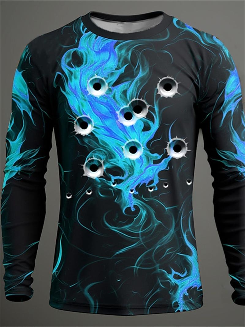 3D Printed Flame Pattern T Shirts Men O Neck Long Sleeve Casual Fashion T-shirt Tops Sweatshirt Breathable Streetwear Loose Tees
3D Printed Flame Pattern T Shirts Men O Neck Long Sleeve Casual Fashion T-shirt Tops Sweatshirt Breathable Streetwear Loose Tees