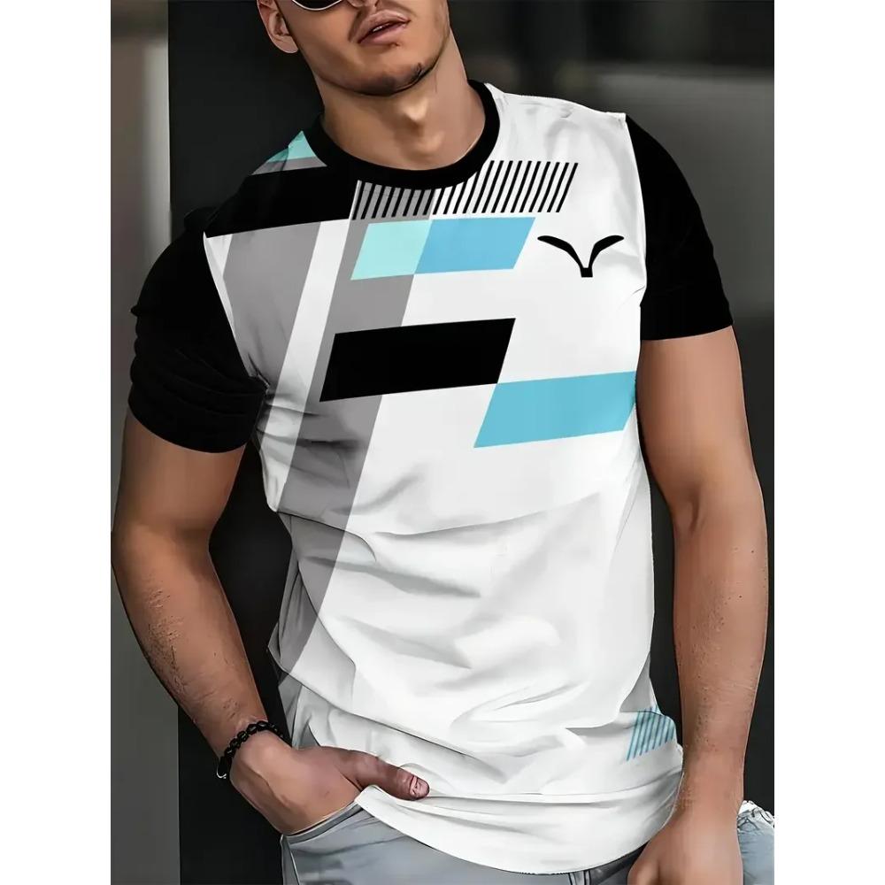 Summer classic men s T-shirt: Outdoor round-neck short-sleeved top with striped print, loose street men s T-shirt with additiona 6XL
Summer classic men s T-shirt: Outdoor round-neck short-sleeved top with striped print, loose street men s T-shirt with additiona 6XL