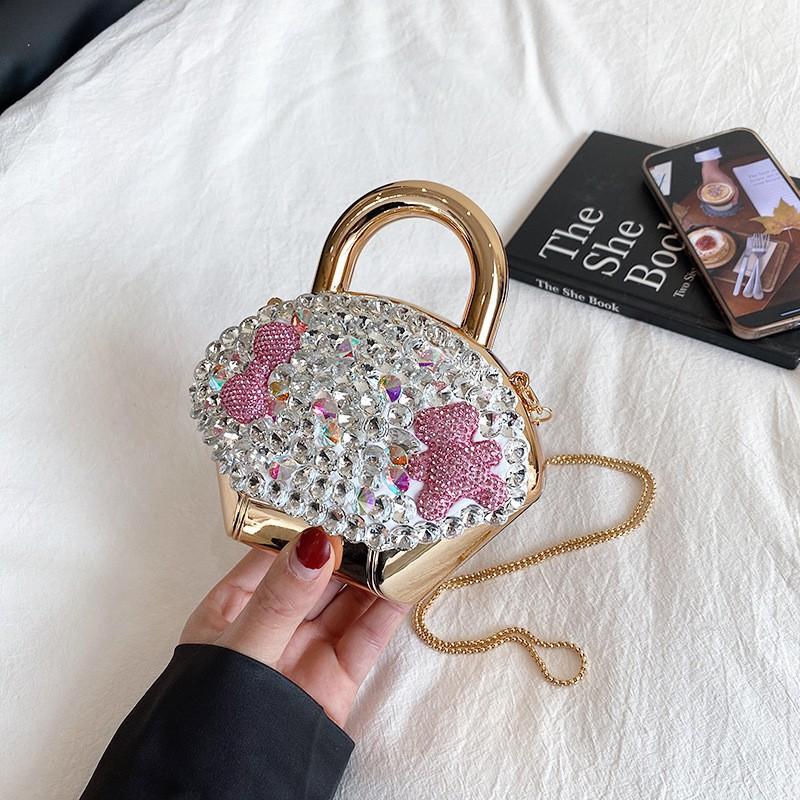 Mini Lipstick Bag Ins Trendy Diamond-encrusted Bright Acrylic Box Niche Chain Dinner Cross-body
Mini Lipstick Bag Ins Trendy Diamond-encrusted Bright Acrylic Box Niche Chain Dinner Cross-body