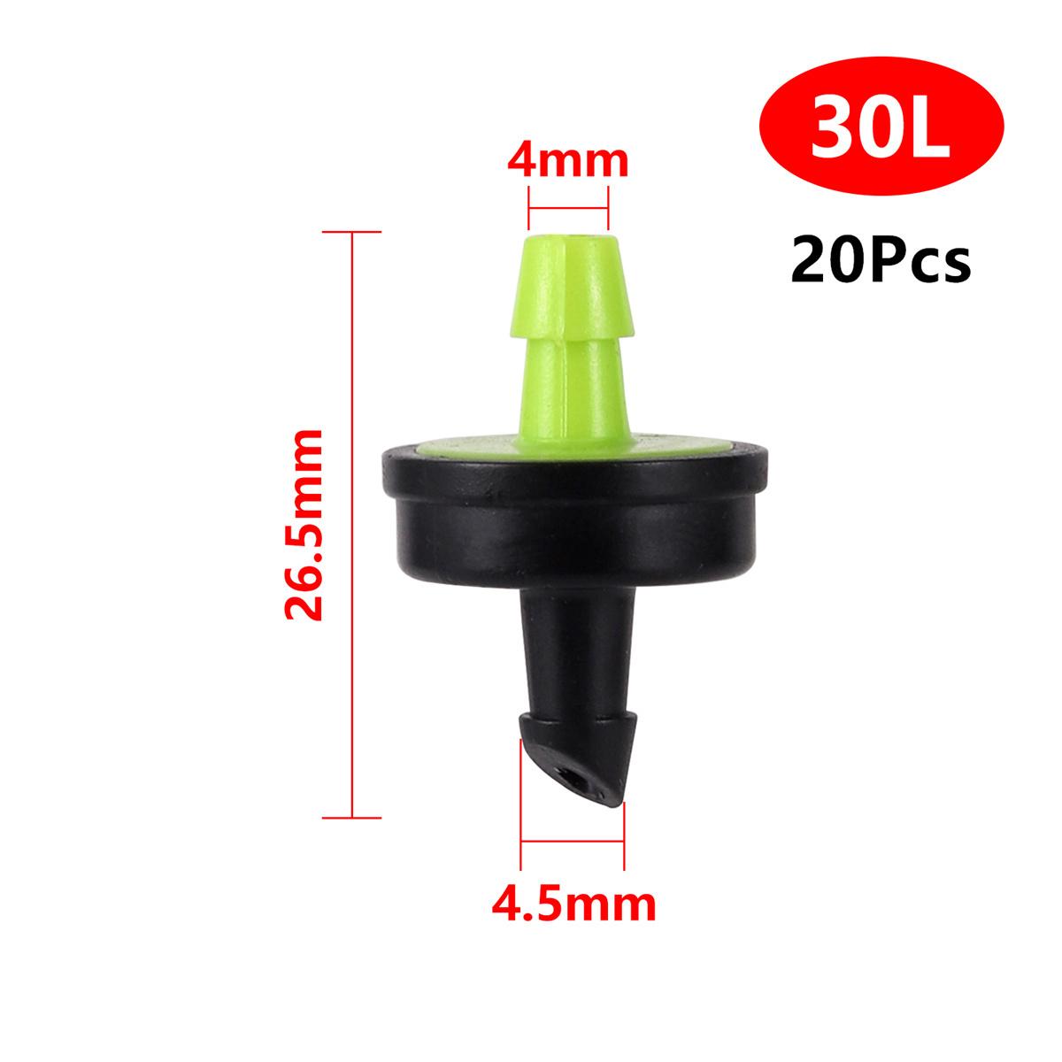 Flow Rate 10/20/30L/H Pressure Compensating Dripper 4/7mm Hose Automatic Cleaning Water Regulator Garden Irrigation Drip Fitting
Flow Rate 10/20/30L/H Pressure Compensating Dripper 4/7mm Hose Automatic Cleaning Water Regulator Garden Irrigation Drip Fitting
