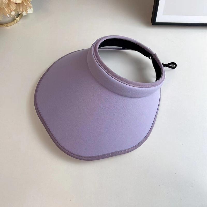 И Шикарная Модная Женская Шляпа-Козырек от Солнца Защита от УФ-лучей Широкие Поля Летняя Кепка Violet