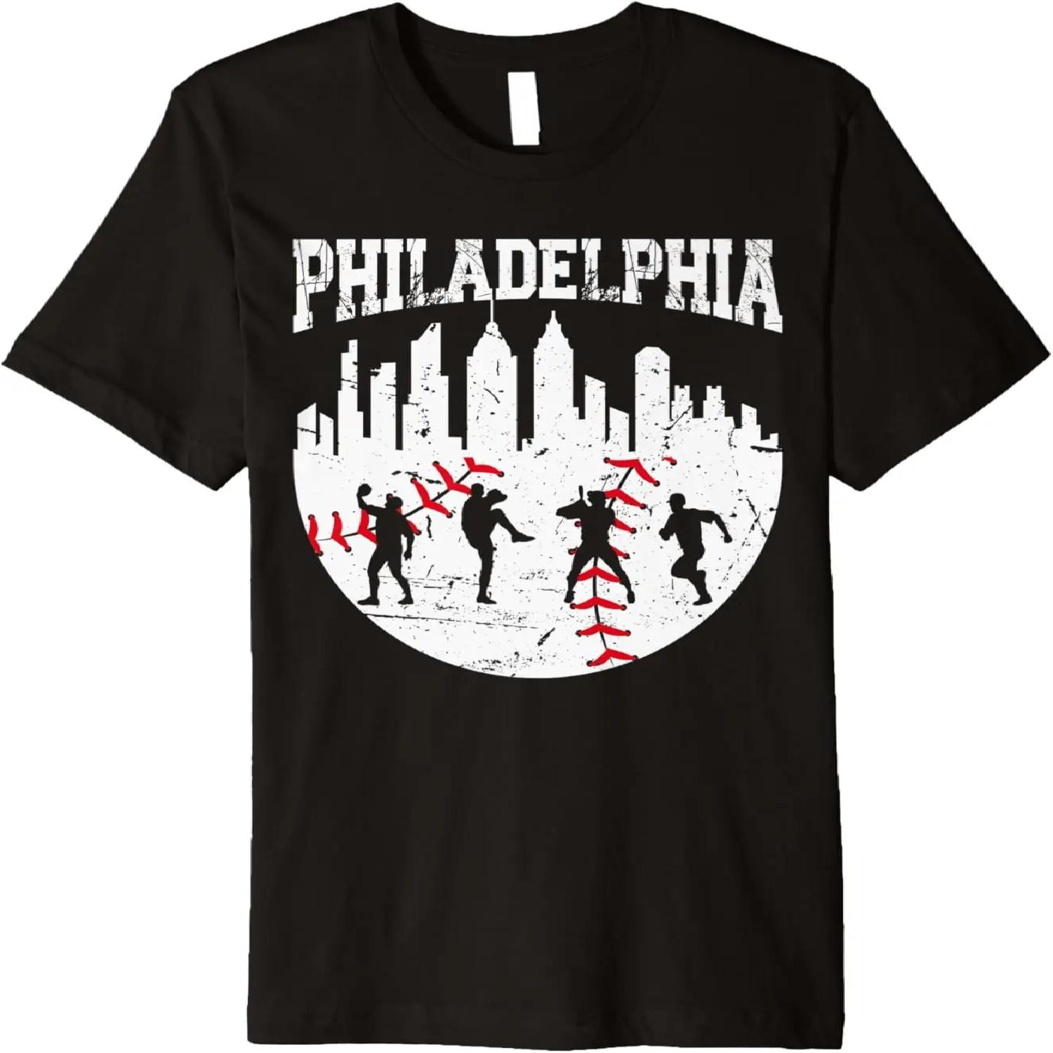 Vintage Philadelphia Skyline Philly Cityscape Baseball Fans Premium T-Shirt XXXXXL чорний
Vintage Philadelphia Skyline Philly Cityscape Baseball Fans Premium T-Shirt XXXXXL чорний