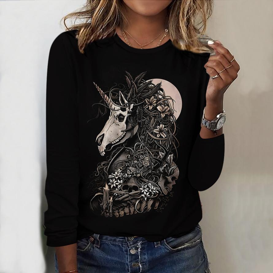 Женский новый повседневный топ с круглым вырезом и длинными рукавами Осень-Зима 2025 с 3D-паттерном на Хэллоуин. Идеальный подарок на Хэллоуин и Рождество 8XL чёрный
Женский новый повседневный топ с круглым вырезом и длинными рукавами Осень-Зима 2025 с 3D-паттерном на Хэллоуин. Идеальный подарок на Хэллоуин и Рождество 8XL чёрный