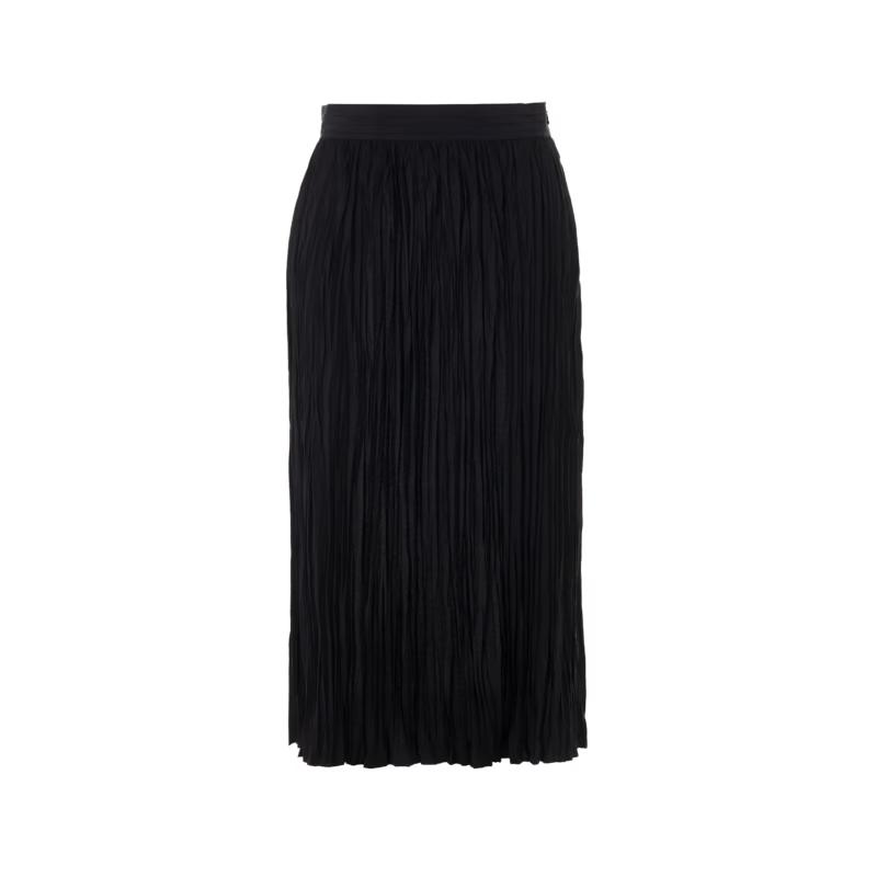 LANCY 25 Elegant Pleated A-Line Midi Skirt S
LANCY 25 Elegant Pleated A-Line Midi Skirt S
