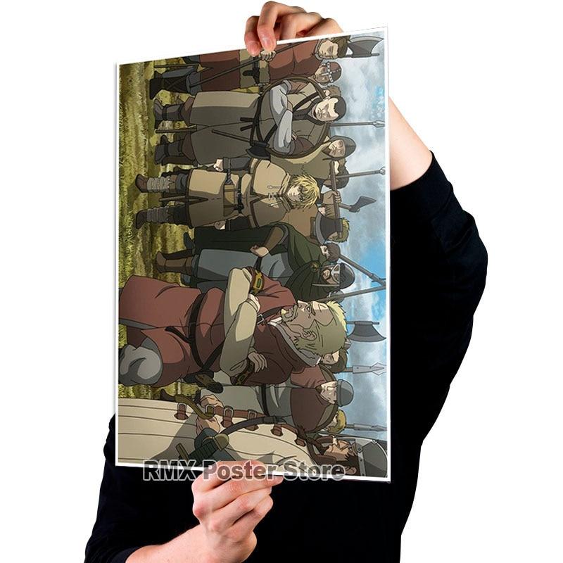 Аніме Vinland Saga Плакати Естетичний білий крейдований папір Вітальня Декорація Фреска Скандинавський домашній декор Бар Інтер єр Картина 42x30cm
Аніме Vinland Saga Плакати Естетичний білий крейдований папір Вітальня Декорація Фреска Скандинавський домашній декор Бар Інтер єр Картина 42x30cm