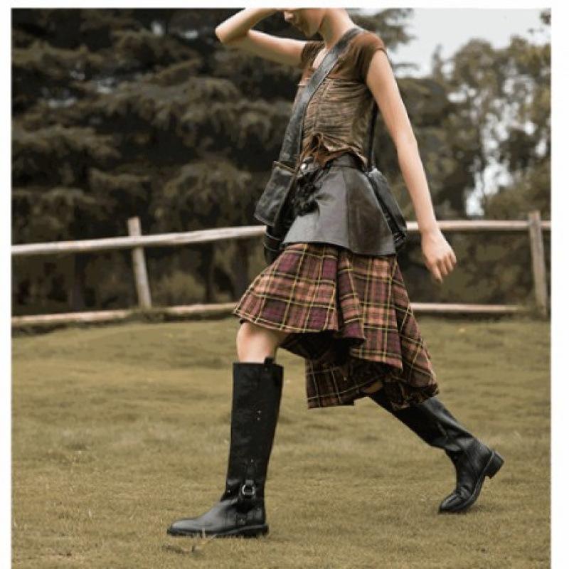 Кожаная доска~ Высокие рыцарские сапоги Металлическая пряжка Черные, но сапоги до колена Узкие Ретро Толстый каблук Западные ковбойские сапоги 40 чёрный
Кожаная доска~ Высокие рыцарские сапоги Металлическая пряжка Черные, но сапоги до колена Узкие Ретро Толстый каблук Западные ковбойские сапоги 40 чёрный