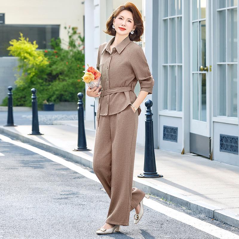 Chic Spring 2026 Women s Casual Suit: Lapel Top & Wide-Leg Pants Two-Piece Set 3XL (suggested 115-130 jin) хакі
Chic Spring 2026 Women s Casual Suit: Lapel Top & Wide-Leg Pants Two-Piece Set 3XL (suggested 115-130 jin) хакі