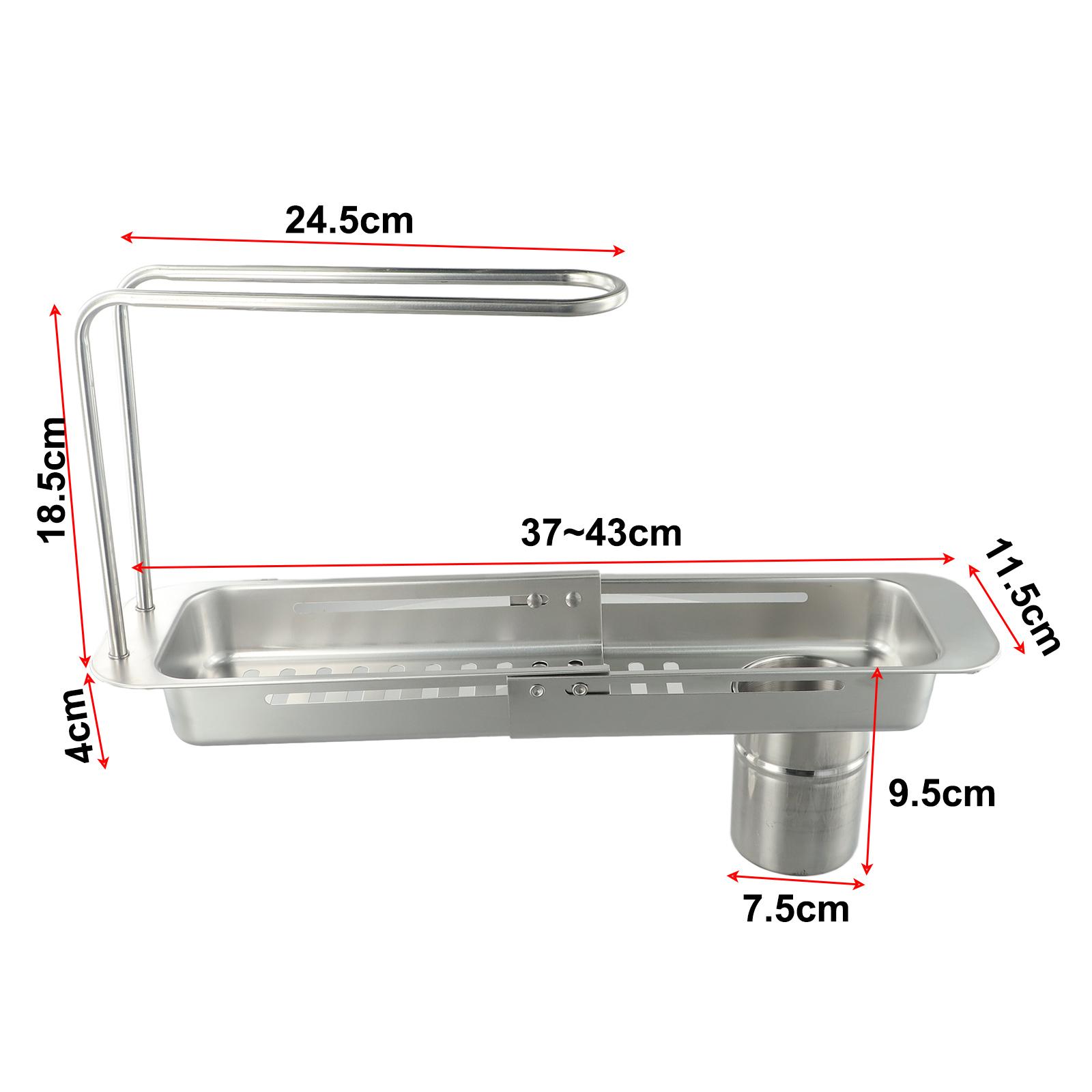 Storage Shelf Sink Organizer Towel Bathroom Compact Drainer Exquisite Home Hotel Kitchen Lightweight Rack Soap Sponge Brand New CHINA
Storage Shelf Sink Organizer Towel Bathroom Compact Drainer Exquisite Home Hotel Kitchen Lightweight Rack Soap Sponge Brand New CHINA