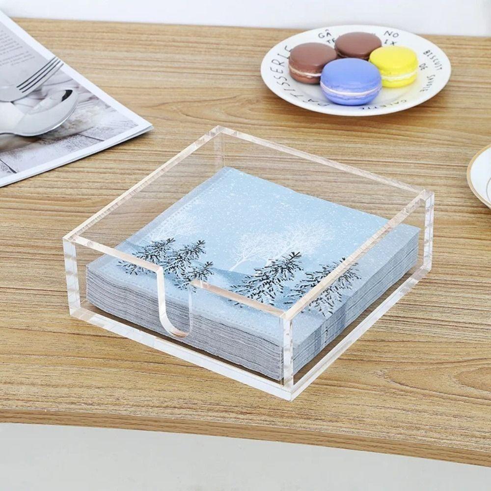 Transparent Tissue Box Acrylic Tissue Paper Dispenser Case Household Napkin Holder Bathroom Style D
Transparent Tissue Box Acrylic Tissue Paper Dispenser Case Household Napkin Holder Bathroom Style D
