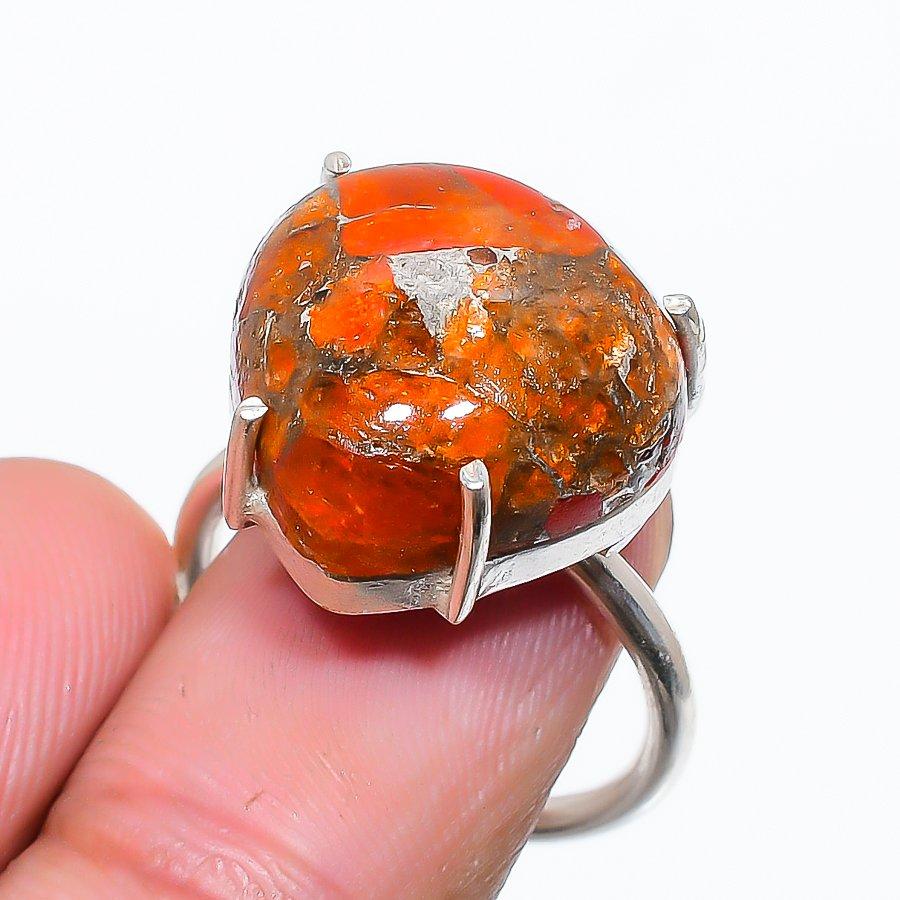 Sunstone Gemstone Handmade 925 Sterling Silver Jewelry Ring Size Adjustable GK-6062
Sunstone Gemstone Handmade 925 Sterling Silver Jewelry Ring Size Adjustable GK-6062