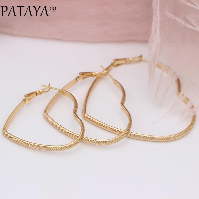 PATAYA Love большие круглые серьги женские модные уникальные висячие серьги с глянцевой нитью
PATAYA Love большие круглые серьги женские модные уникальные висячие серьги с глянцевой нитью