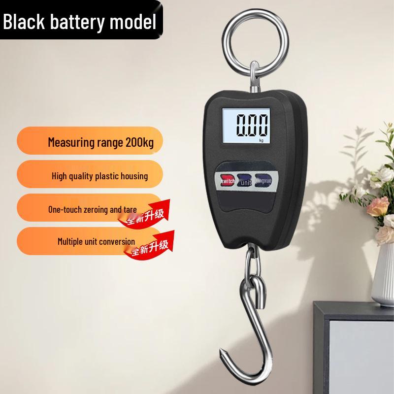 Portable Electronic Hanging Scale 200kg: Handheld Hook and Hoist Scale for Express Use
Portable Electronic Hanging Scale 200kg: Handheld Hook and Hoist Scale for Express Use