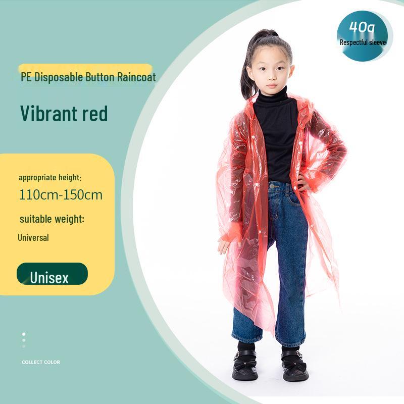 Портативное детское утолщенное цельное прозрачное дождевое пончо для походов и путешествий Regular
Портативное детское утолщенное цельное прозрачное дождевое пончо для походов и путешествий Regular