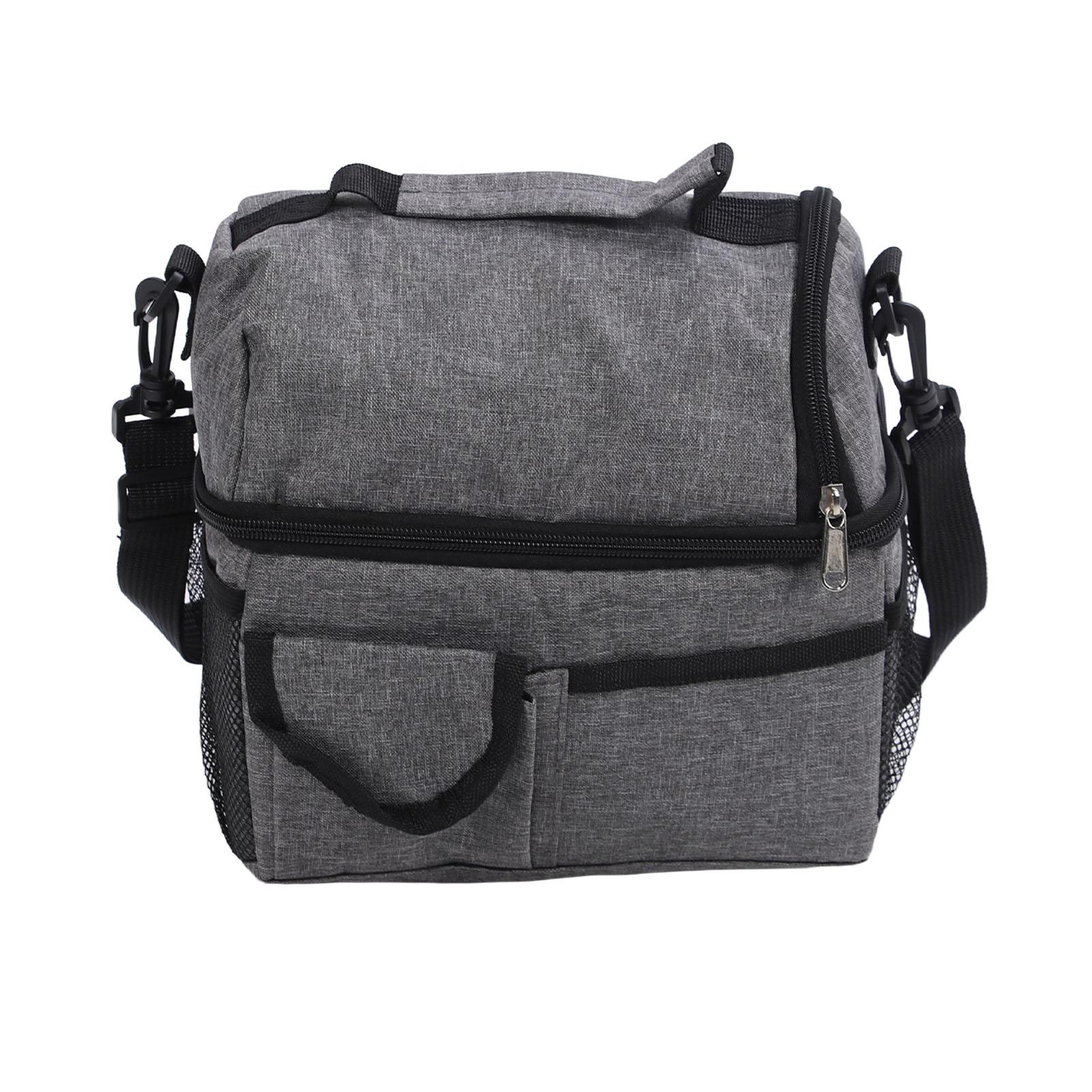 Lunch Bag 2 Deck Large Capacity Waterproof Leakage Proof Pockets Versatile Insulated Lunch Box for
Lunch Bag 2 Deck Large Capacity Waterproof Leakage Proof Pockets Versatile Insulated Lunch Box for