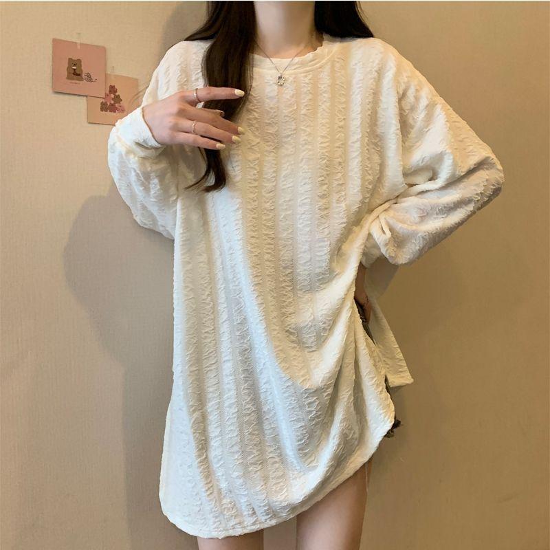 Ice-cool Plus Size Midi Dress with Tummy Concealing Slit and Long Sleeves L 90-120 catties
Ice-cool Plus Size Midi Dress with Tummy Concealing Slit and Long Sleeves L 90-120 catties
