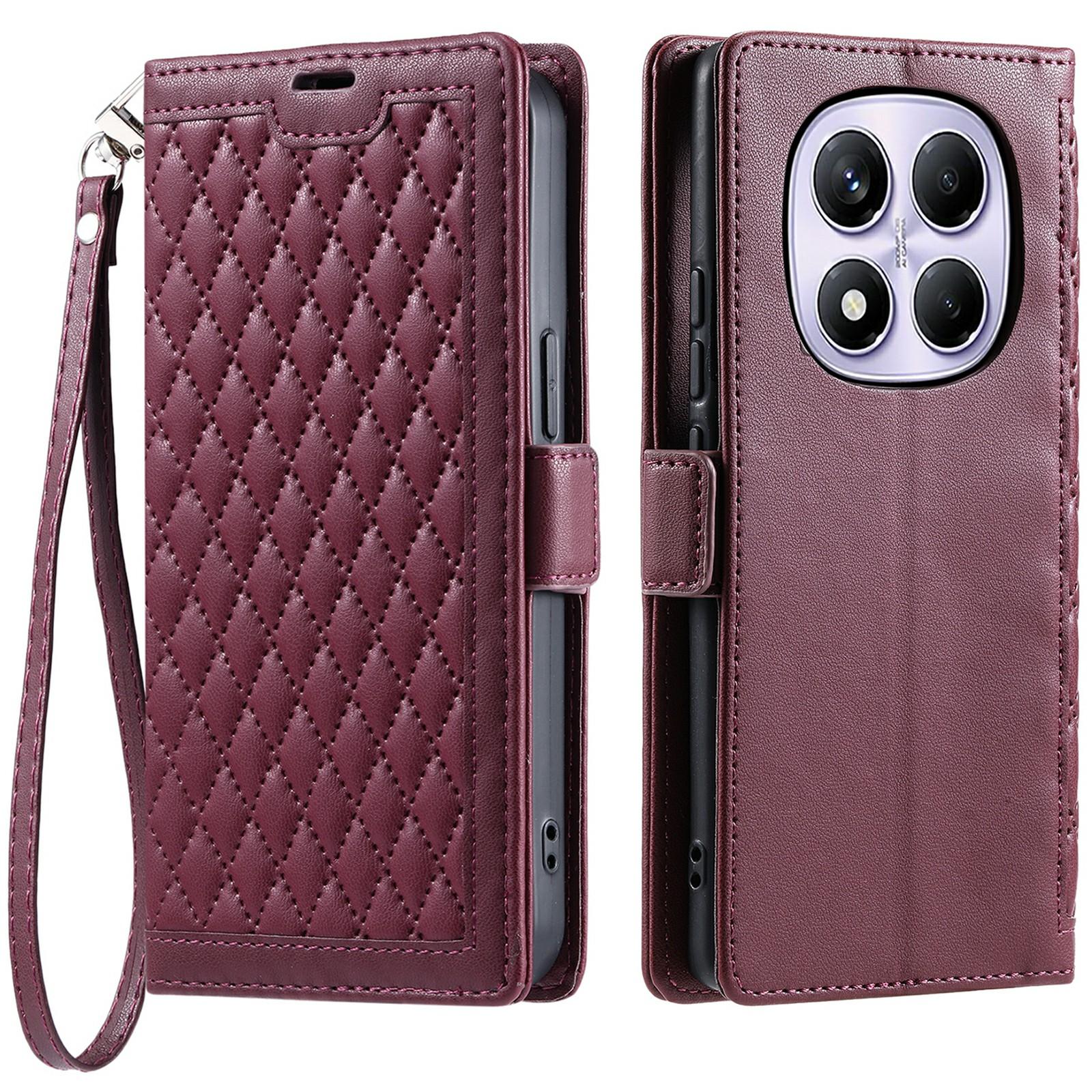 Leather Case For Xiaomi Redmi Note 14 Pro 5G/4G/Poco X7 5G Rhombus Texture Wallet Stand Phone Cover with Wrist Strap D
Leather Case For Xiaomi Redmi Note 14 Pro 5G/4G/Poco X7 5G Rhombus Texture Wallet Stand Phone Cover with Wrist Strap D