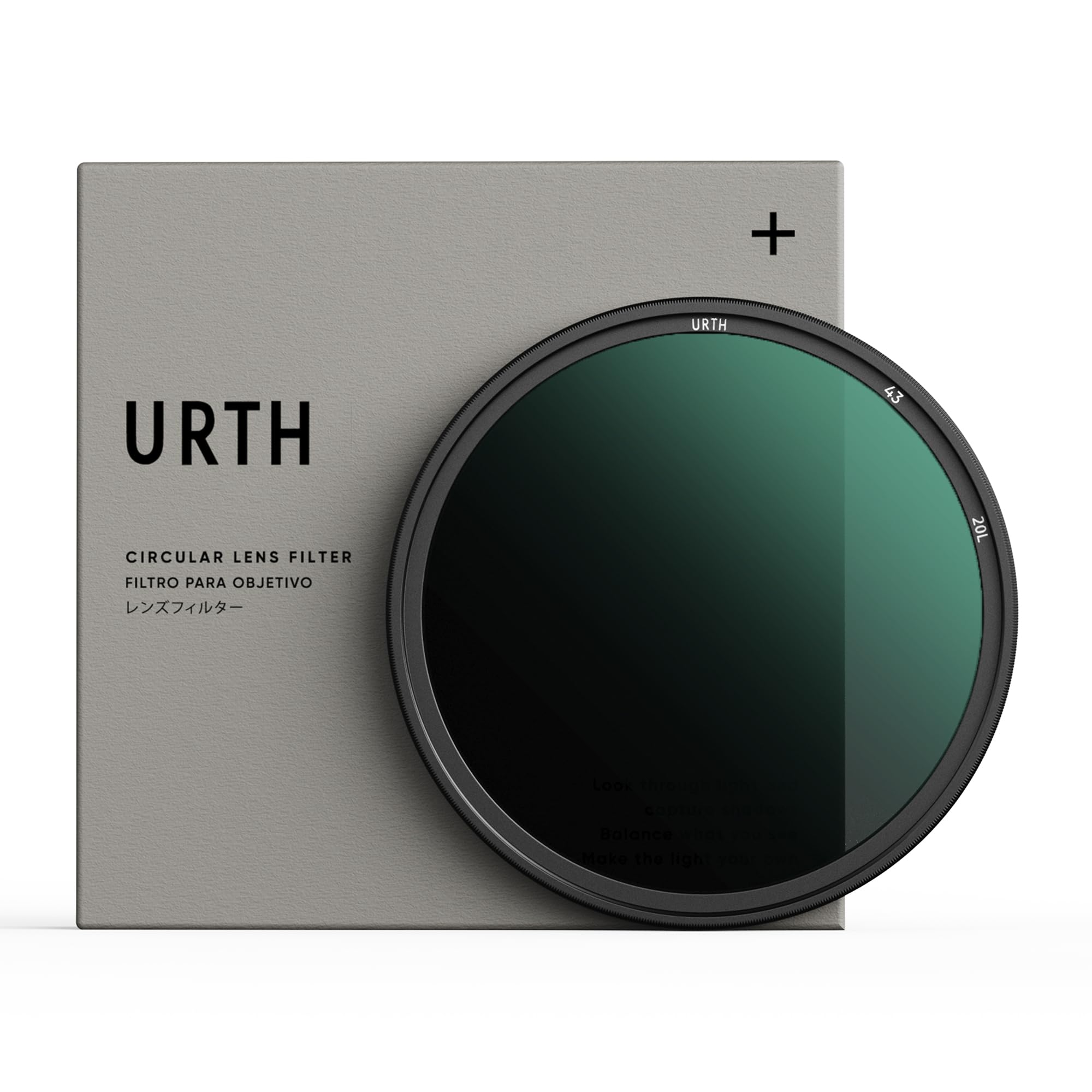 Фільтр для об єктива Urth 43мм ND16 4 стопи Фіксований ND-фільтр для об єктива Пропускання 20 шарів Нано оптичне скло (Плюс+) (Високий / Покриття)
Фільтр для об єктива Urth 43мм ND16 4 стопи Фіксований ND-фільтр для об єктива Пропускання 20 шарів Нано оптичне скло (Плюс+) (Високий / Покриття)