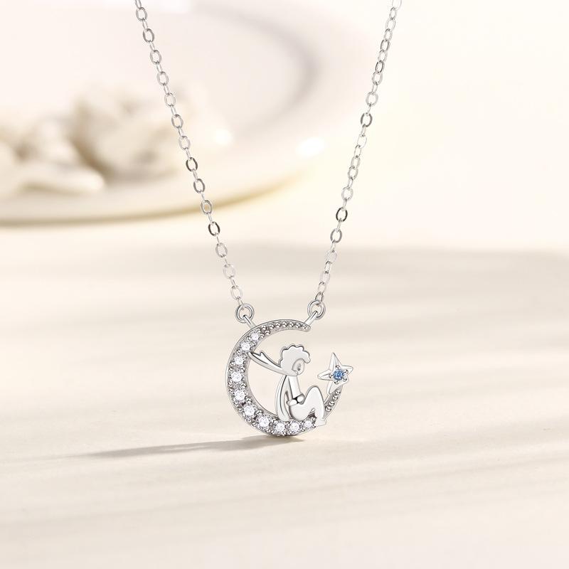 Little Prince Necklace Female Personality Niche Fashion Versatile High Design Sense Little Prince Star Moon Pendant Quality
Little Prince Necklace Female Personality Niche Fashion Versatile High Design Sense Little Prince Star Moon Pendant Quality