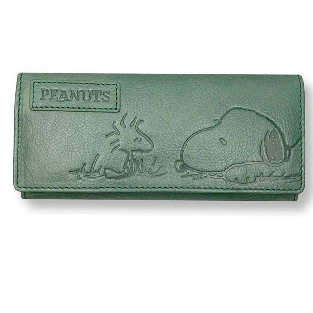 PEANUTS SNOOPY Snoopy Flap Long Wallet Green 73054 Cowhide Italian Leather Unisex Unisex (Blue (Green))
PEANUTS SNOOPY Snoopy Flap Long Wallet Green 73054 Cowhide Italian Leather Unisex Unisex (Blue (Green))